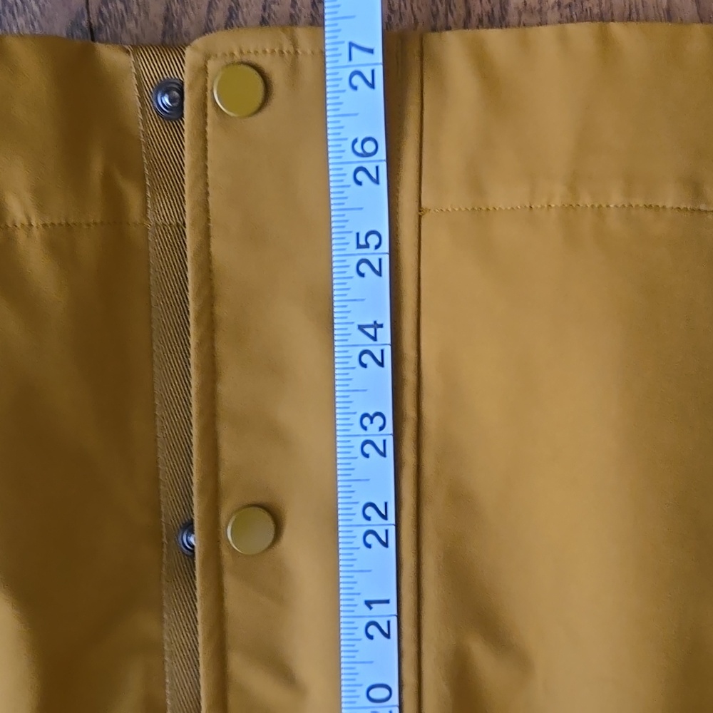 ATHLETA SUTRO RAINOUT TRENCH  HOODED RAIN JACKET COAT XS BRASS YELLOW GOLD - Picture 14 of 15